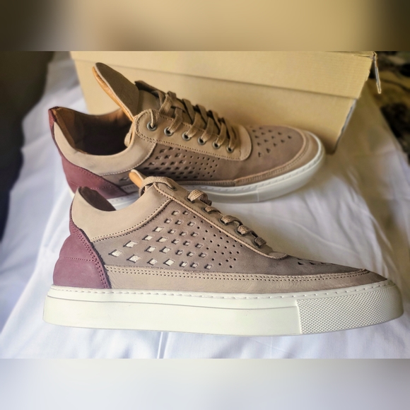 KITH x Filling Pieces Low Top Perforated Suede sz 41 SS14 Handmade in Portugal - Picture 2 of 7